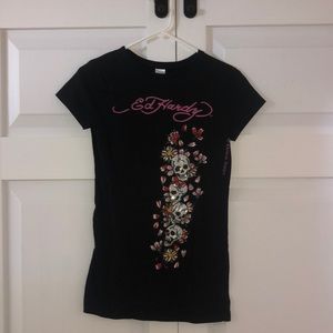 Ed Hardy shirt rhinestones